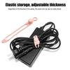 10Pcs Silicone Cable Tie Earphone Phone Charger Computer Power Cord Bundling Strap Reusable Elastic Wire Management Organizer Wrap