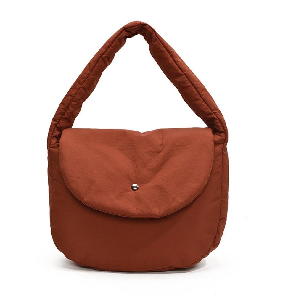 Lightweight Down Handbag Cloth Winter Underarm Bag Cute Nylon Shoulder Bag Outdoor