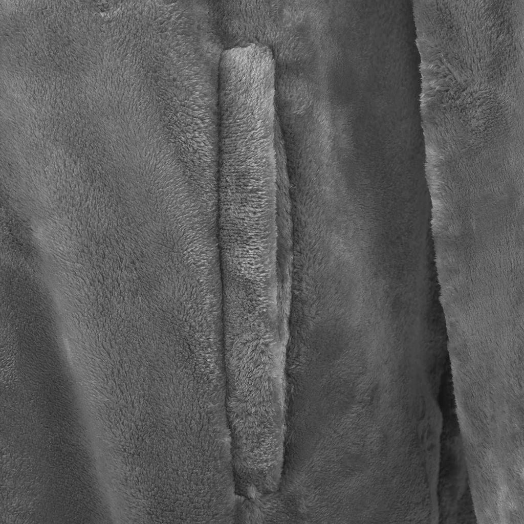 Blanket Hoodie Dark Grey S Flannel