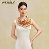 WENSLI Gui Fu Lan Xiang Women's Mulberry Silk Square Scarf
