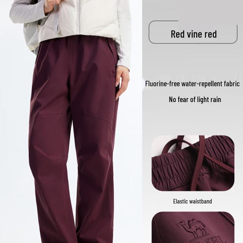 CAMEL Women's Water-Resistant Durable Hiking Shell Pants