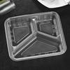 Disposable PP 3-Compartment Takeout Lunch Boxes