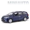 1/24 Toyota Sienna Granvia MPV Van Alloy Diecasts & Toy Vehicles Metal Toy Car Model Sound and Light Collection Kids Toy
