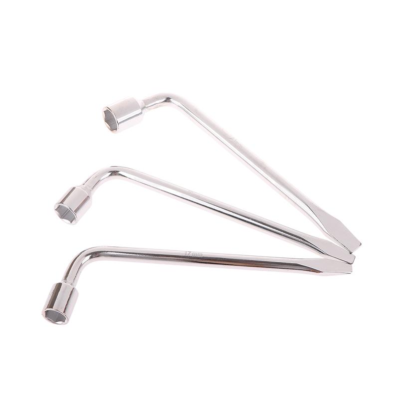 Ключ для крепления колес запасного колеса автомобиля - шестигранная головка типа L, 17/19/21 мм, инструмент для ремонта торцевой головки с прорезью, стандартный ключ для шин