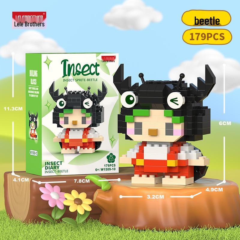 Trendy Anime Figurine Building Blocks Blind Box Toy - Compatible with LEGO, Ideal Gift for Elementary Students