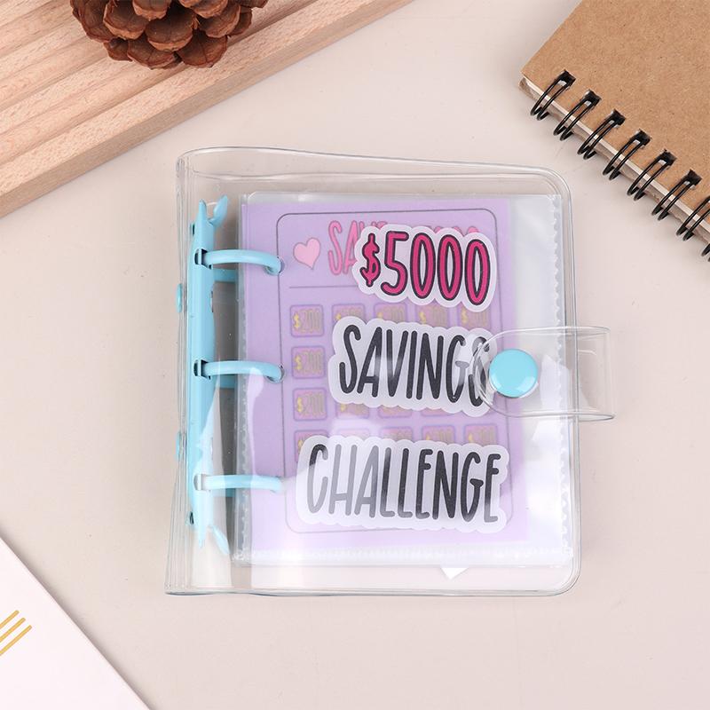 Мини-переплет для сбережений 150-5000 долларов США. Книга для сбережений. Бюджетное хранилище. Конверт для блокнота. Конкурс сбережений.