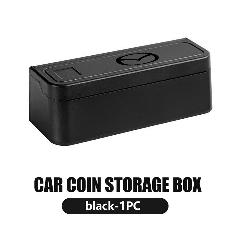 Car Console Coin Storage Case Secure Closure Coin Holder For Mazda 2 3 5 6 Axela Atenza Speed 6 CX3 CX4 CX5 CX7 CX8 CX9 MS BW7