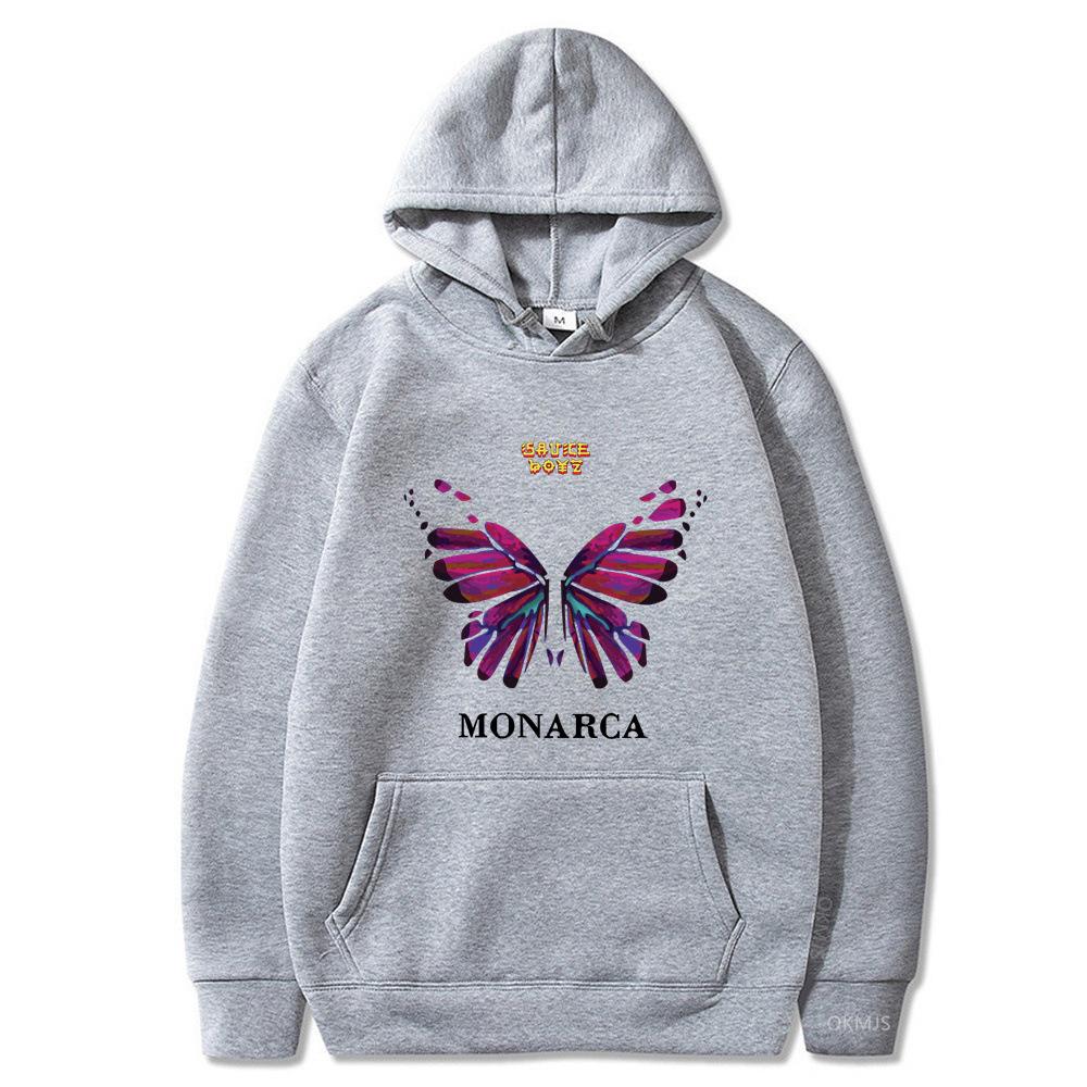 Eladio Carrion Sauce Boyz Monarca Funko Pop Anime Hoodies Sweatshirt Men Womnen Fashion Design Pullover Fleece Hoodies