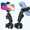 Music Hanger Microphone Stand with Long Arm and Super Clamp 360° Rotation for 3.5-7 Inch Smartphones, Compatible with Samsung Galaxy S 14, 13, 12,