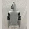 European and American fashion high street Harajuku women's street sexy waist cinched zipper cardigan hooded sweatshirt