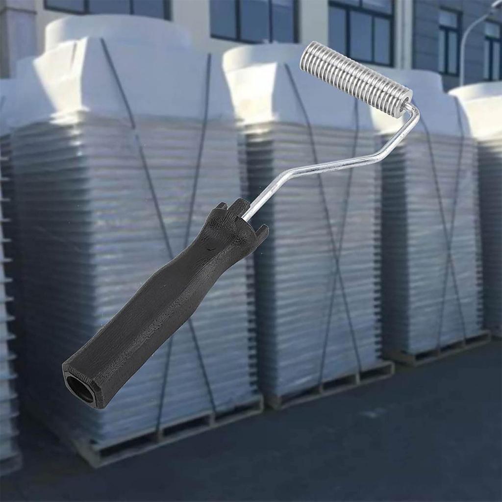 Стекловолоконный валик из алюминиевого сплава для ламинирования пузырьков, эргономичная ручка для промышленного применения и удаления пузырьков