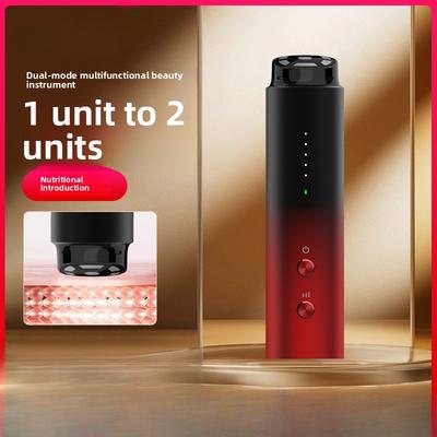 Двухрежимный многофункциональный косметический прибор с красным светом и омоложением кожи, многочастотный микропотоковый прибор для красоты глаз