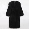 Women's Long Casual Loose And Warm Fur Coat In Large Size