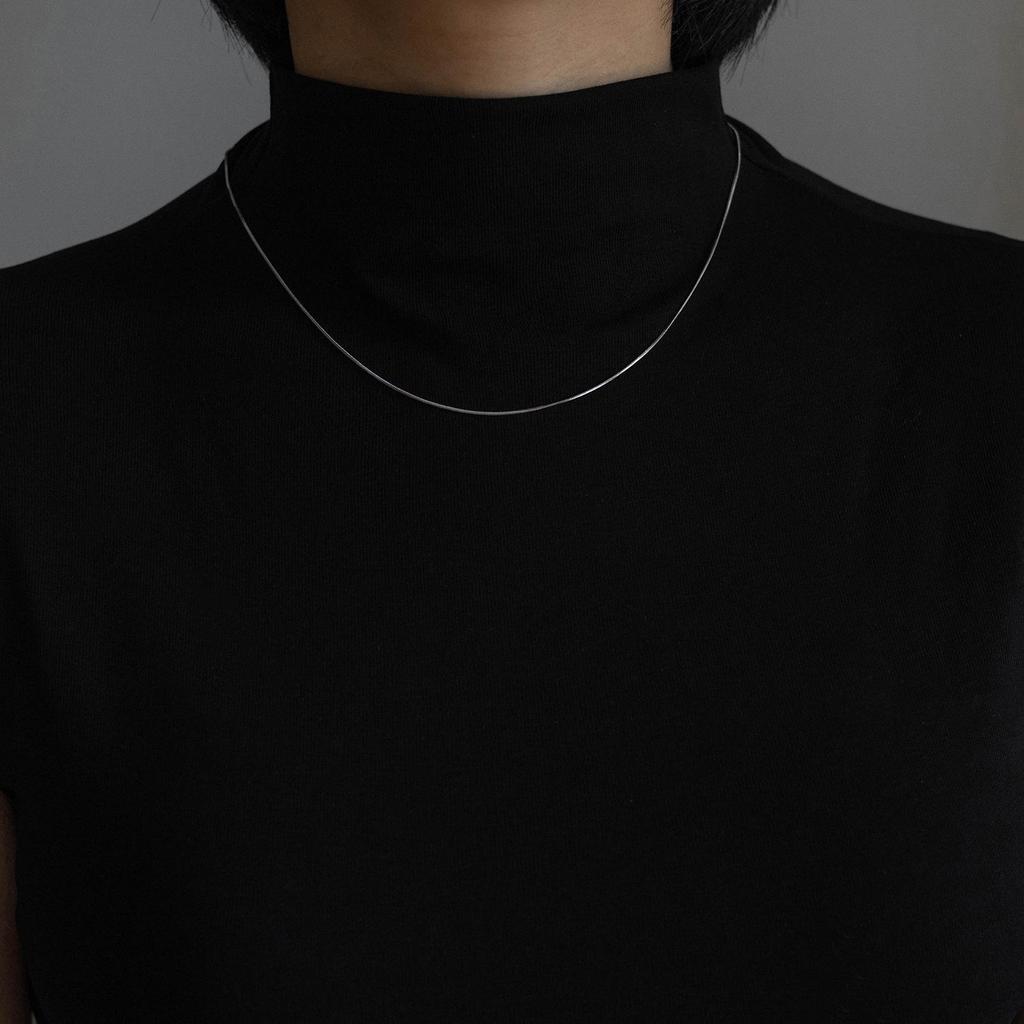 Ожерелье-колье из нержавеющей стали с покрытием из 18-каратного золота, «змеиная кость» - европейский и американский стиль