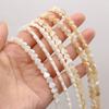 1 Strand Heart Natural Seawater Shell Beads 6mm 8mm 10mm 12mm Beading Loose Spacer Beads for Jewelry Making DIY Necklace Bracelet Accessories 38cm
