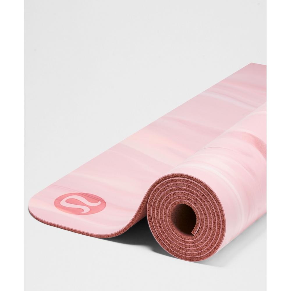 Lululemon Коврик 5 мм, изготовленный из сертифицированной FSC резины, розовая дымка, декоративный розовый, розовая органза, вишня, лимонад, декоративный розовый