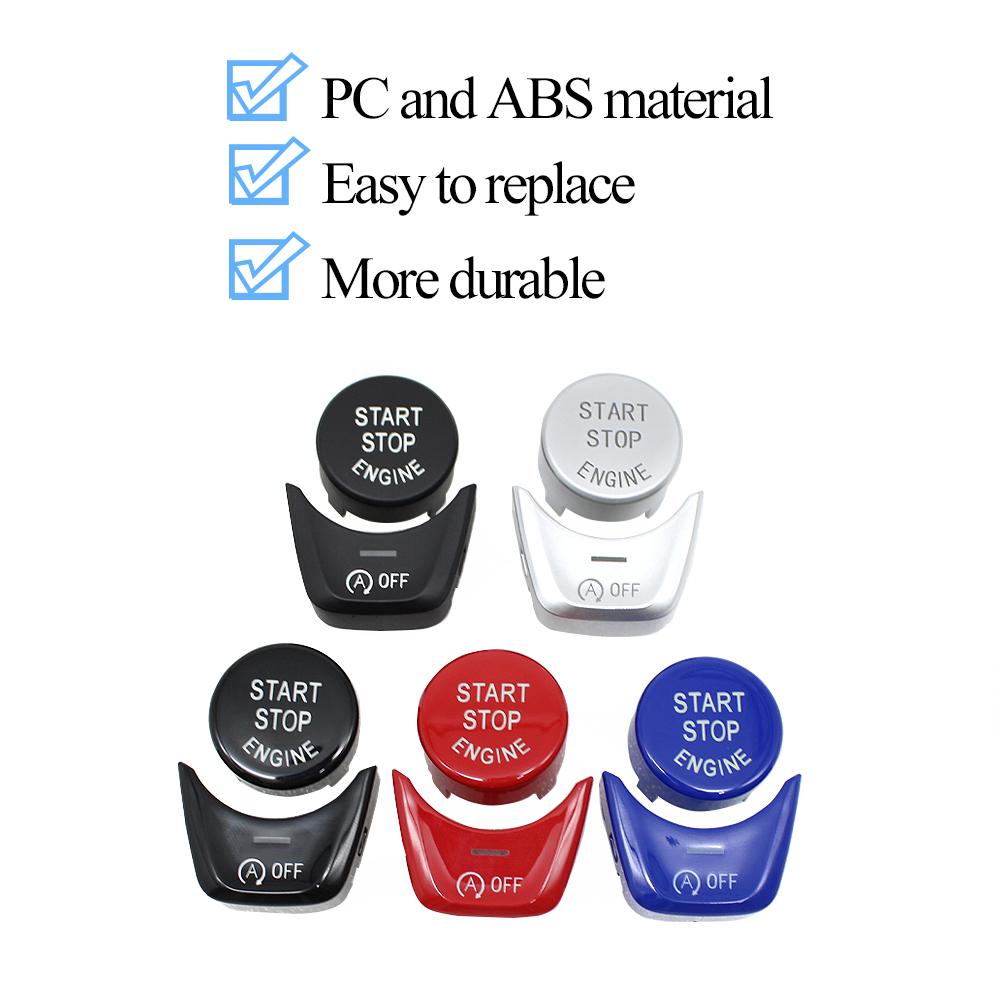 Engine Start Stop Button OFF Switch Cover For BMW 1 5 6 7 X3 X4 Series GT F52 G30 G31 G38 F90 G32 G11 G12 G01 G08 F97 G02 F98