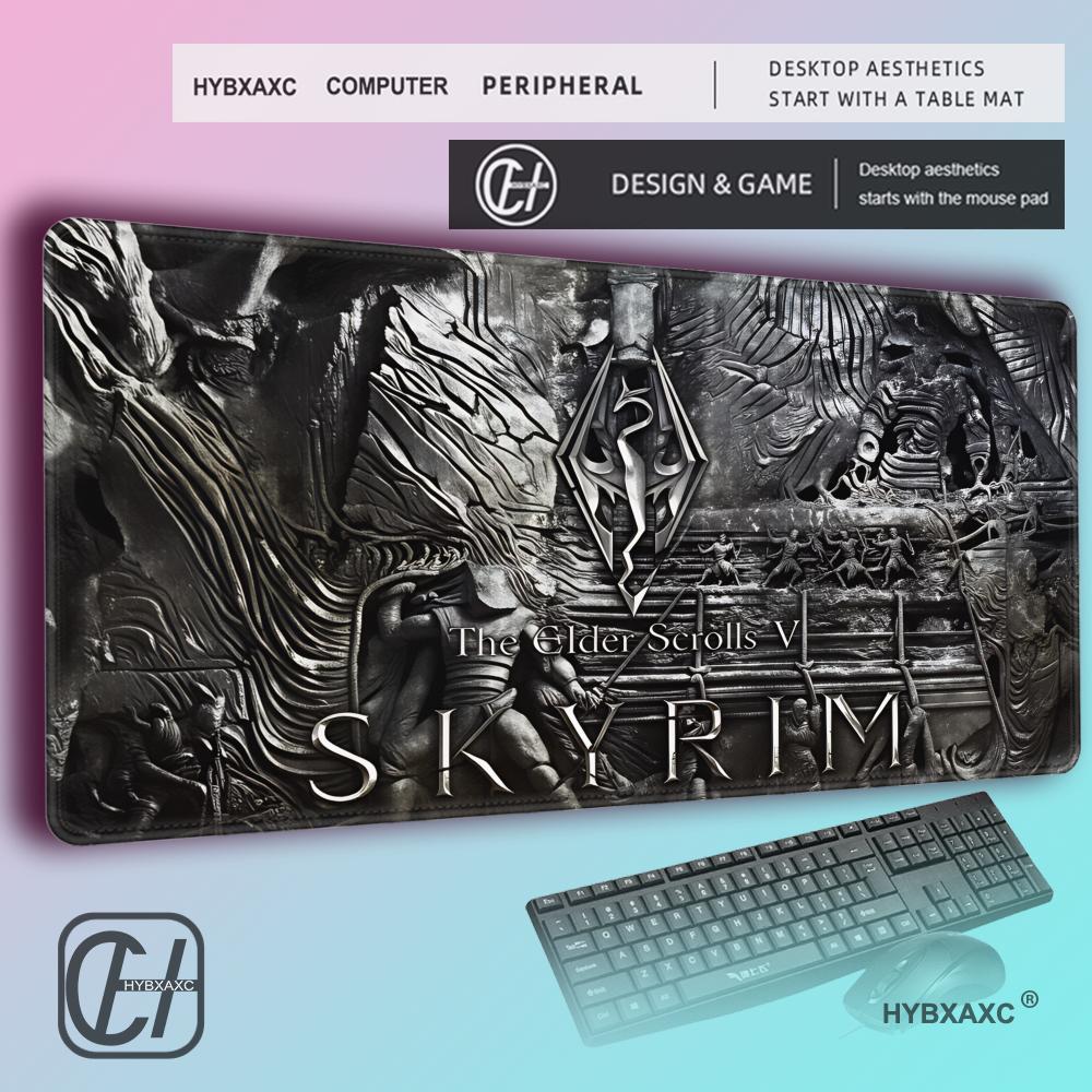HYBXAXC SKYRIM GAMEs Коврик для мыши MousePad Игровые аксессуары Deskmat Коврик для стола Игровые коврики Mause Офисные коврики