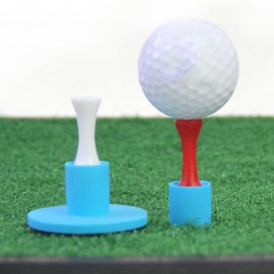 Набор резиновых держателей для футболок для гольфа, основной дизайн, тренировочные гвозди для гольфа, футболка для тренировок по вождению, стабильный держатель для гольфа для любителей гольфа