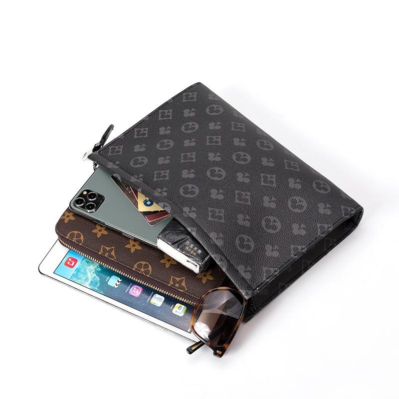 Осень новая мода ретро принт ручная сумка тренд линия универсальная мужская сумка