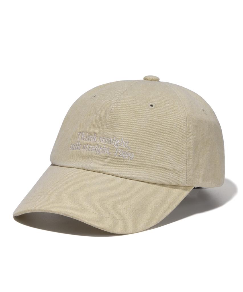 Кепка Diposwi Think Washed с изогнутым козырьком - Лимонная