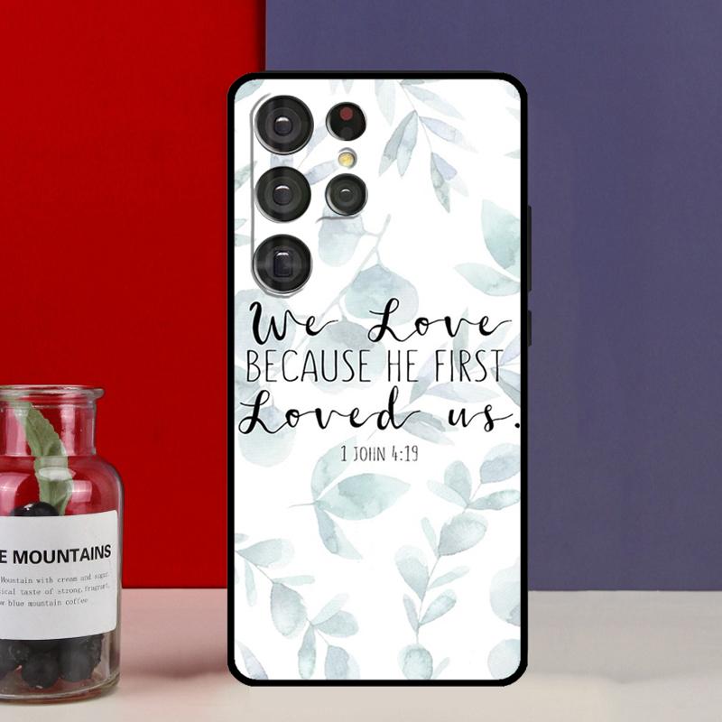 Библейские цитаты Иисус Бог Чехол-футляр Для Samsung Galaxy S25 Ultra S9 S10 S20 S22 Plus S21 FE S23 S24 Ultra Чехол для телефона