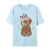 Mardi Gras Dachshund Carnival Wiener Summer Pure Cotton Round Neck Tops Tees Short Sleeve Letter Tee Shirts Classic Tshirts