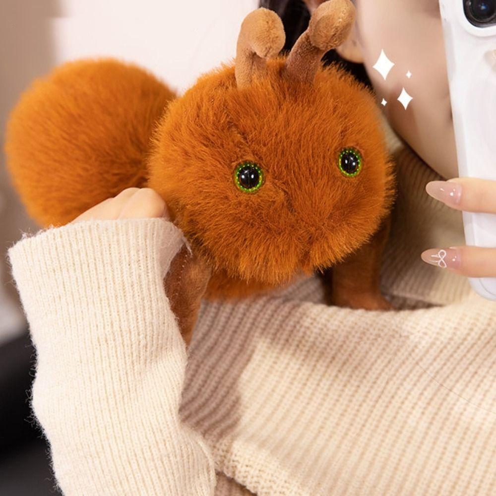 Stuffed Lilttle Ant Plush Toys PP Cotton Hippo&Ant Plush Pillow Baby Hippo Plush Doll  Children