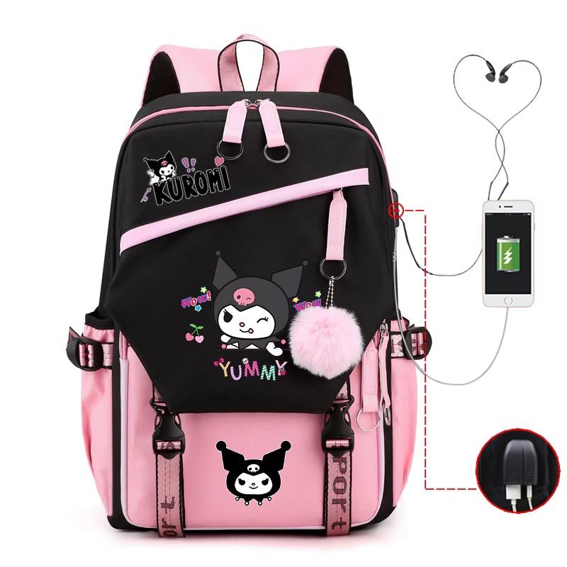 2026 Mesuca Y2K Kawaii School Bag Backpack Cute Cartoon Girls Shoulder Bag Canvas Bag For Kids Birthday Gifts
