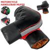 1Pair Motorcycle Handlebar Muffs Protective Motorcycle Scooter Thick Warm Grip Handle Bar Muff Rainproof Winter Warmer