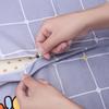 Постельное белье Мягкий хлопковый латексный чехол для подушки с эффектом памяти на молнии Простая напечатанная подушка для сна Защитный чехол 40 X 60/30X50 см