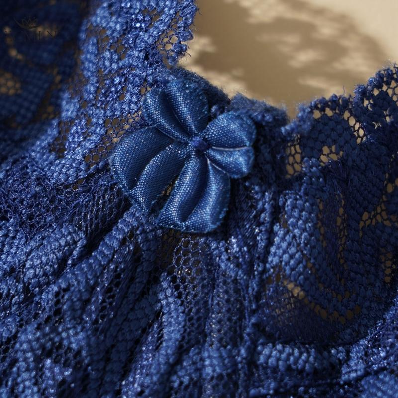 Sexy Exquisite Lace Women Bras Non-paded Plus Size Steel Ring Push Up Bra Hollow Out Bralette