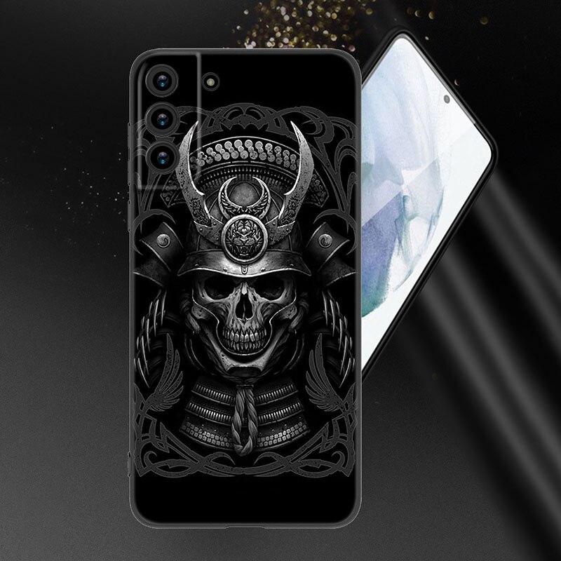 Модный чехол для телефона Samurai Demon для Samsung Galaxy S20 S21 FE S22 Ultra S10 Lite S10E S9 S8 Plus S7 Edge, мягкий черный чехол из ТПУ