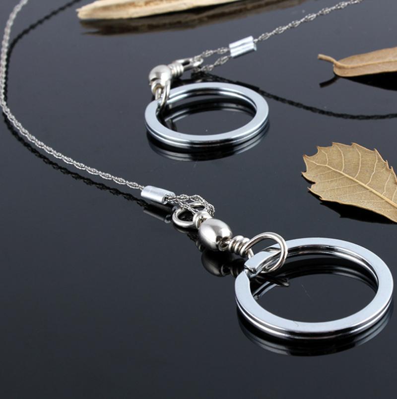 Практичная аварийная ручная цепная пила, снаряжение для выживания, ручная пила из нержавеющей стали, кольцо для путешествий, инструмент для кемпинга, пешего туризма