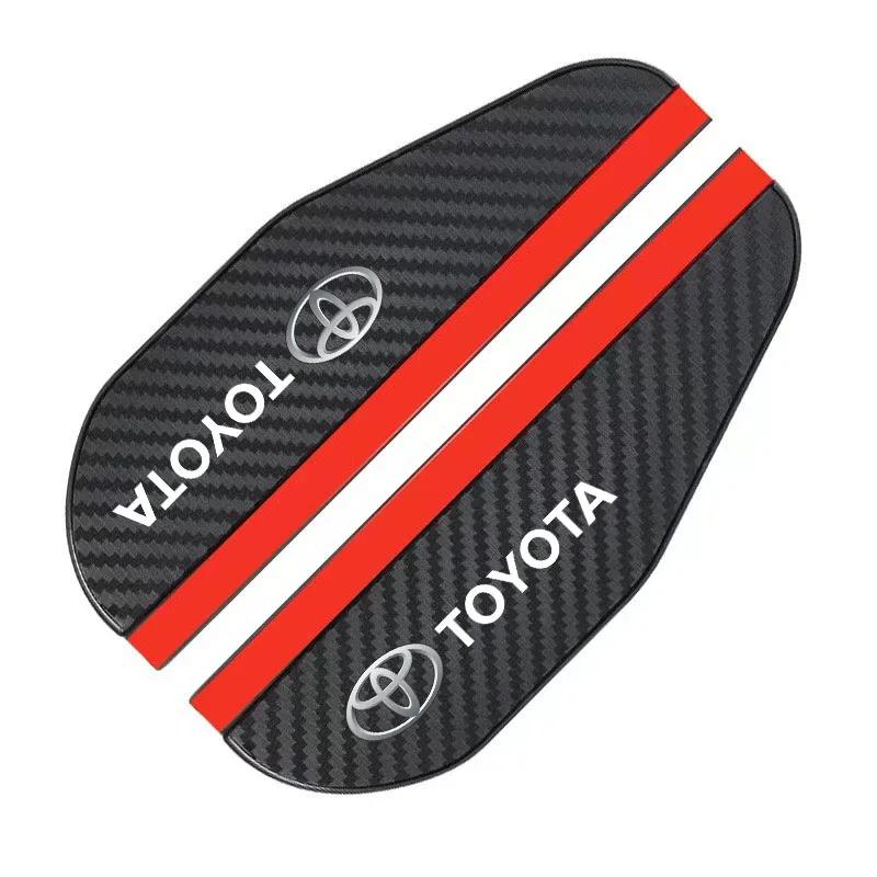 RATG2 2pcs Car Carbon Fiber Rain Eyebrow Rearview Mirror Visor Shade For Toyota Rav4 CHR Yaris Prius Avensis Corolla Camry Highlander
