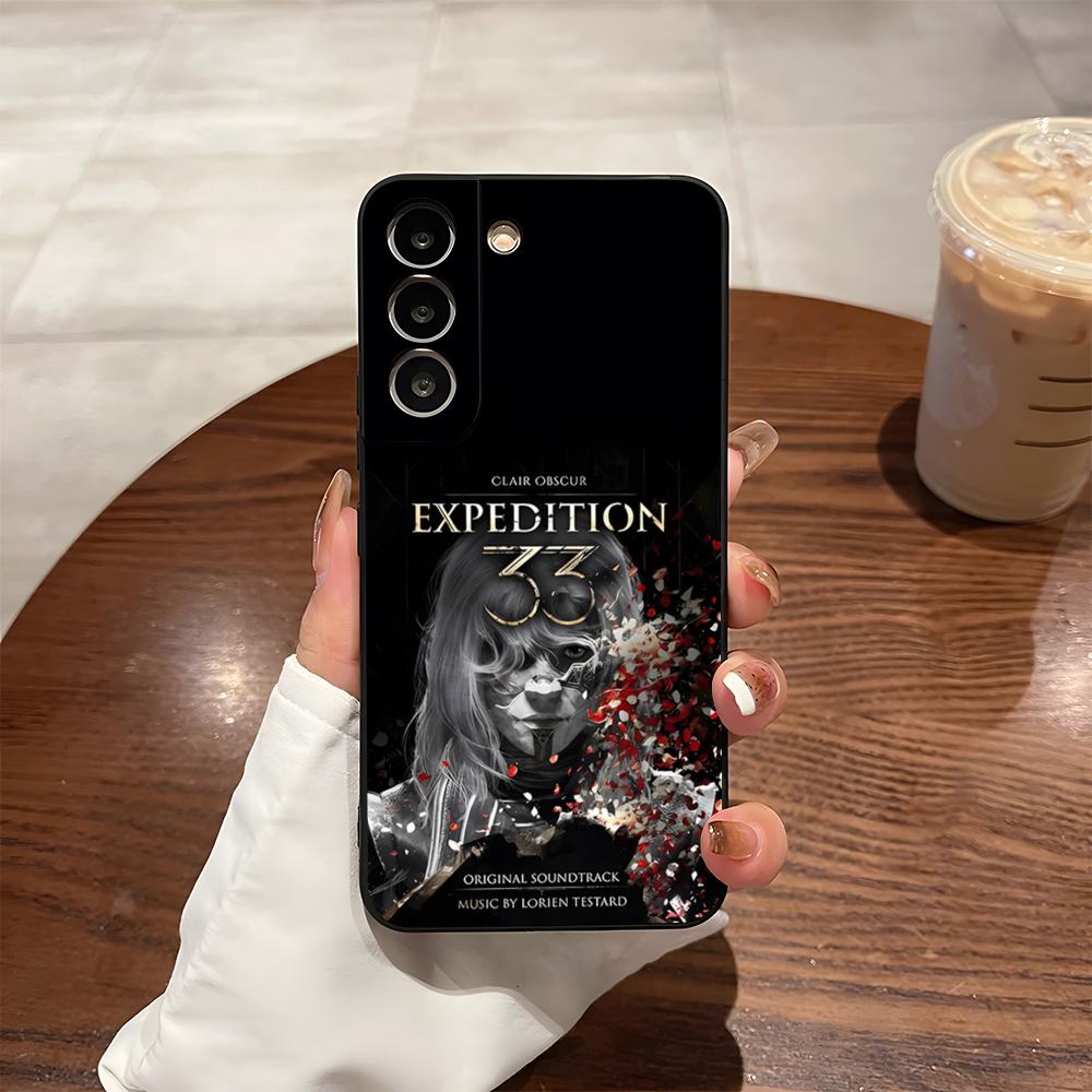 Чехол для телефона Clair Obscur Expedition 33 для S25 Ultra Samsung S24 Fe S23 S22 S20 S21 Plus A54 A34 A53 A16 Задняя крышка
