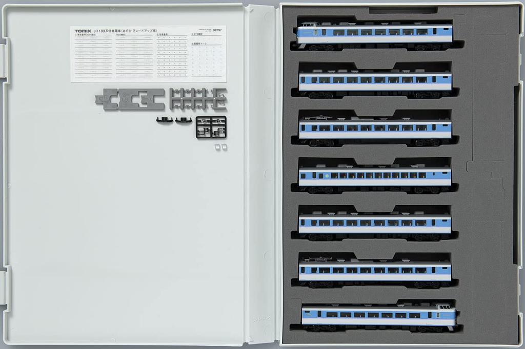 TOMIX N Gauge JR 189 Series Azusa Upgrade Car Basic Set 98797 Railway Model Train