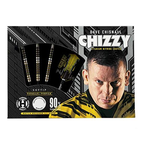 Бочка для дротиков Harrows CHIZZY 18 г Модель игрока Dave Chisnell 18 г Бочка для дротиков 2BA (CHIZZY Вольфрам 90%) 18,0 г