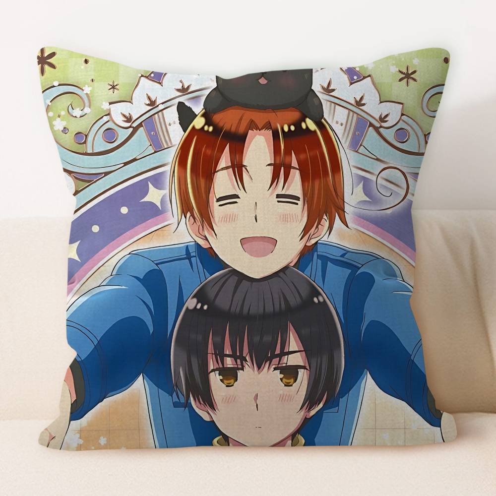 H-Hetalia Axis Powers Наволочка Квадратная Наволочка 3D Мягкая Плюшевая Наволочка Гостиная Диван Спальня Домашняя Комната Кровать