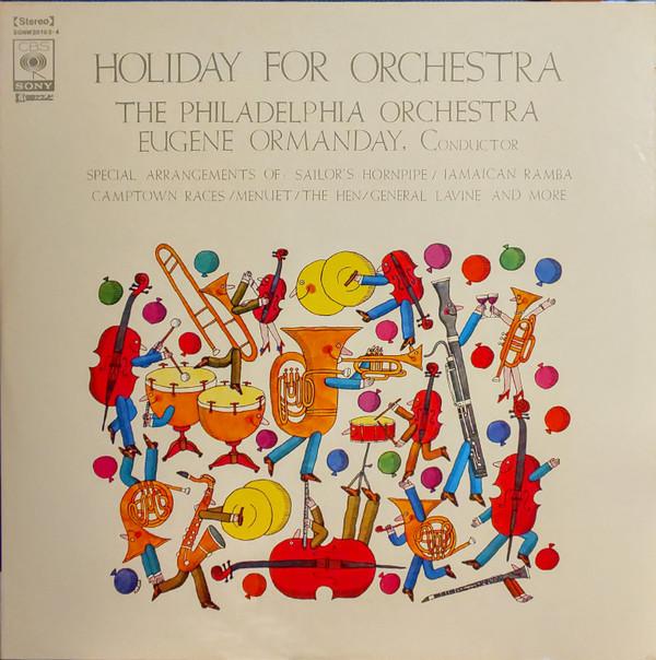 Виниловая пластинка EUGENE ORMANDY PHILADELPHIA ORCHES Holiday For Orchestra SONW201034 CBSSONY 1970 Япония Obi Классика Б/у