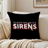 album dark SSleeping with SSirens Cushion Cover Pillowcase Antidustmite living Room Sofa Decor Cushion Room