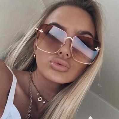 Большие квадратные солнцезащитные очки женские мужские ретро люксовые женские мужские зеркальные прозрачные дизайнерские очки сексуальные брендовые черные солнцезащитные очки