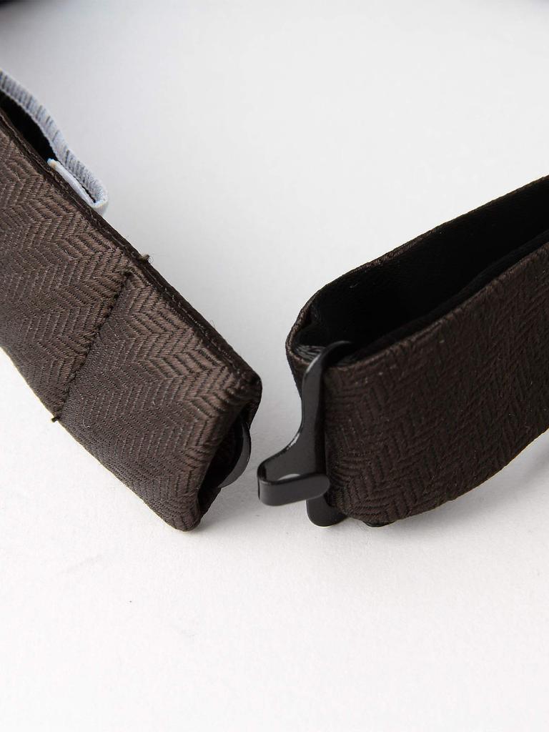 [UNITED ARROWS Green Label Relaxing] Мини-галстук-бабочка однотонный с мелкой «елочкой» 31346992178 0700 SILVER(07) СВОБОДНО