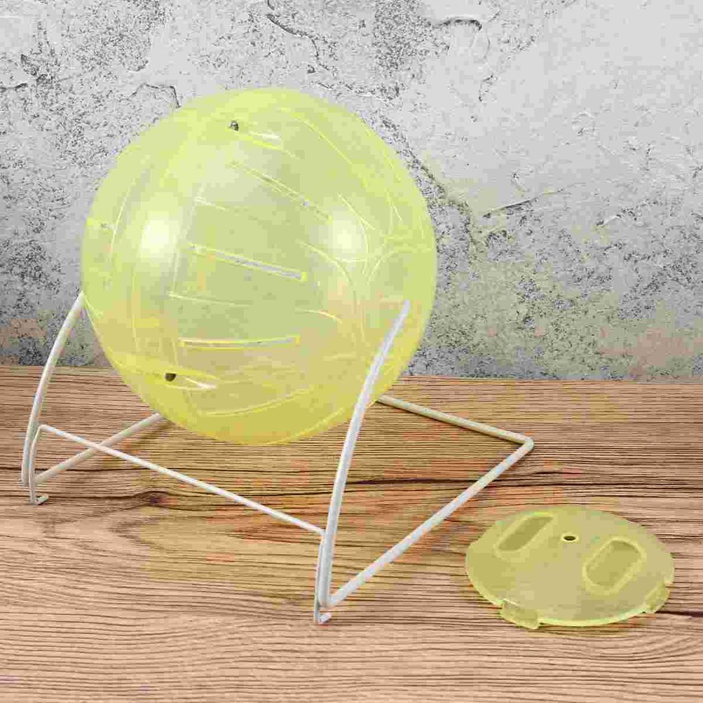 Игрушка для фитнеса с пробкой, гимнастический мяч, бесшумное колесо для хомяка, шиншилла, маленький питомец, беговое колесо