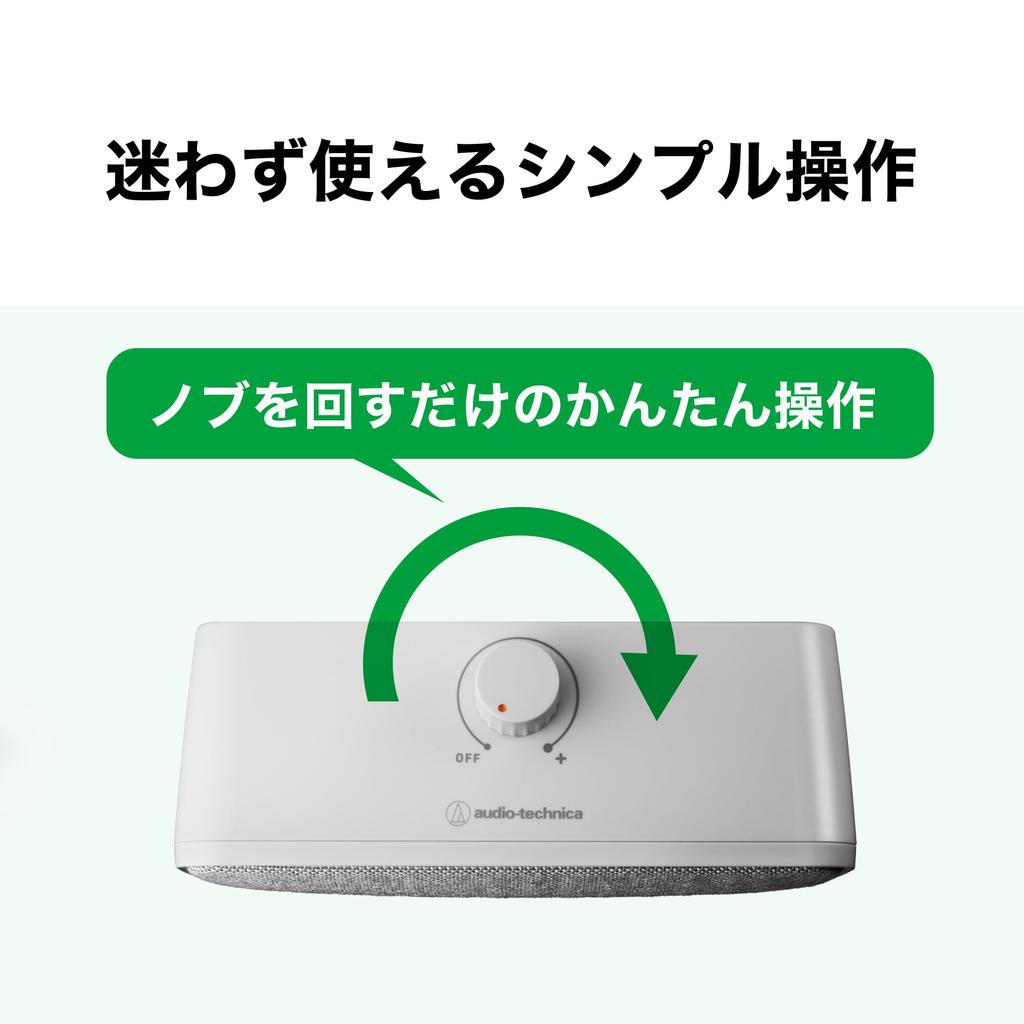 Ручной динамик для проводных прозрачных антибактериальных наушников с длинным USB-блоком питания Sound Assist Series Audio-Technica TV,