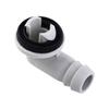 Install Durable Sturdy with Rubber Ring Drain Pipe Connector Drain Hose Connector Air Conditioning Drainage Tool Elbow Fitting