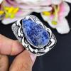 Sodalite Gemstone Handmade 925 Sterling Silver Jewelry Ring Size 10 KG-1718
