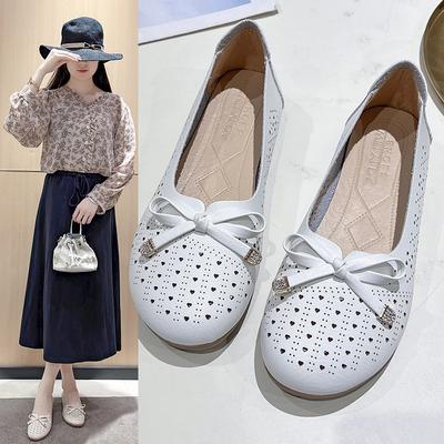 Мягкая и удобная рабочая обувь для женщин 2024 года, легкая и удобная женская обувь на плоской подошве без застежек Zapatos De Mujer