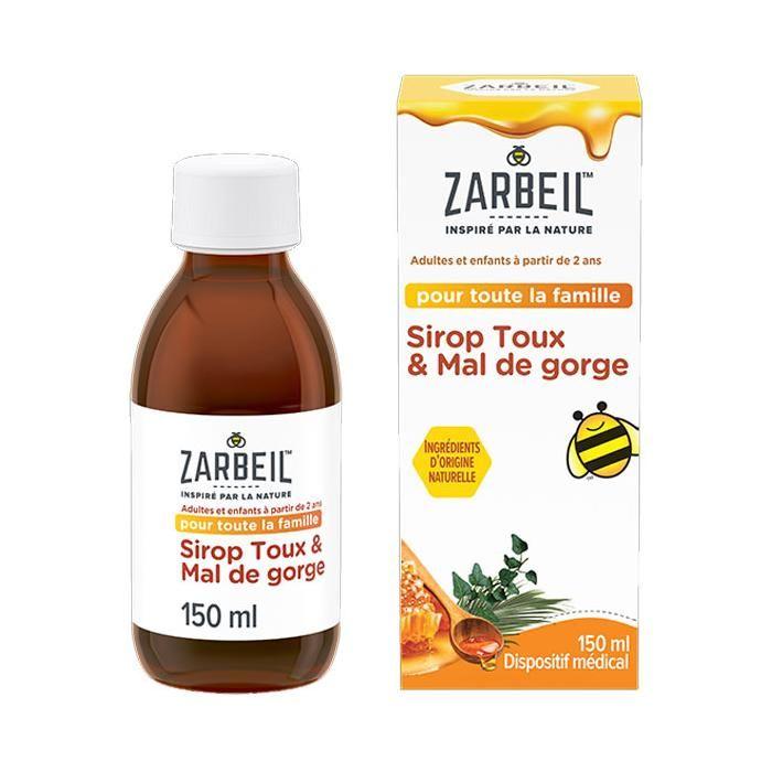 Zarbeil® Сироп от кашля & Боль в горле Флакон 150 мл