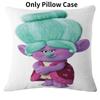 Adorable Cartoon Rabbit Design Throw Pillow Cover For Stylish Sofa Decor 45x45cm